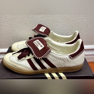 Authentic Adidas Wales Bonner Cream & Burgundy color